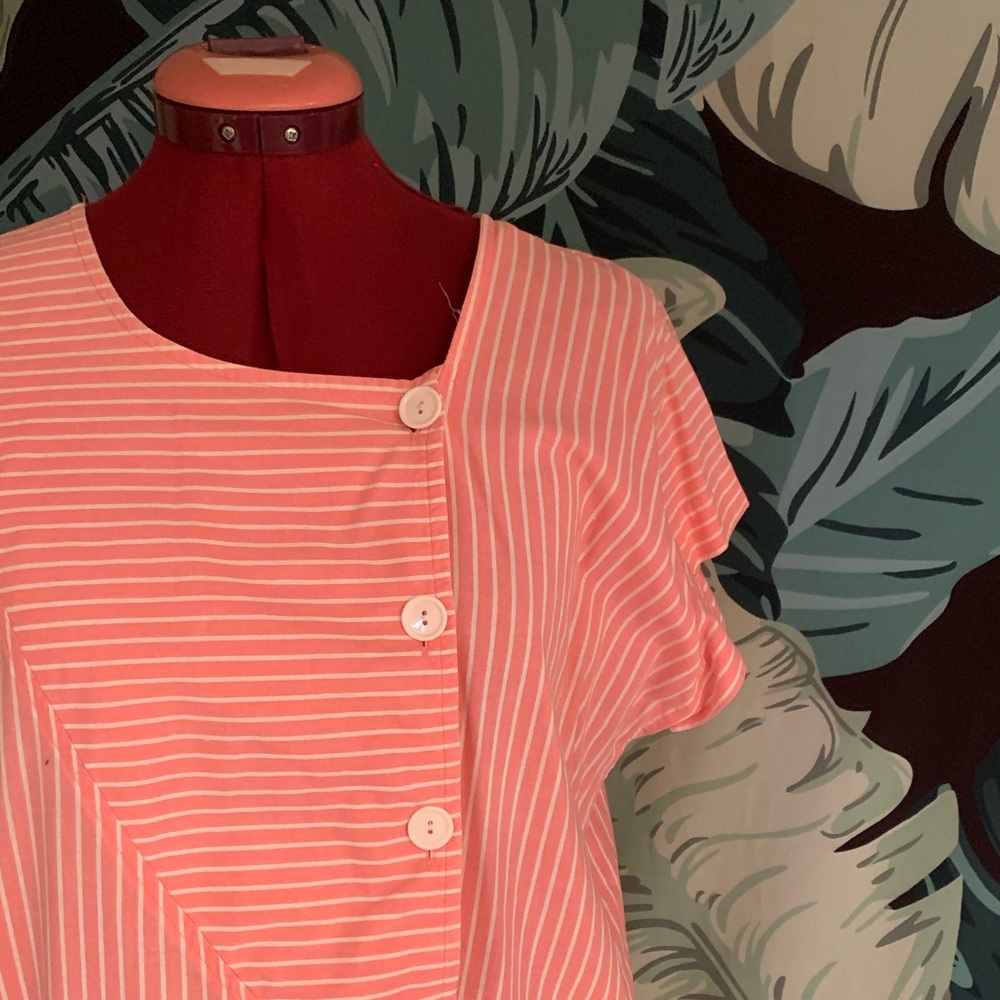 Vintage stripped shirt dress